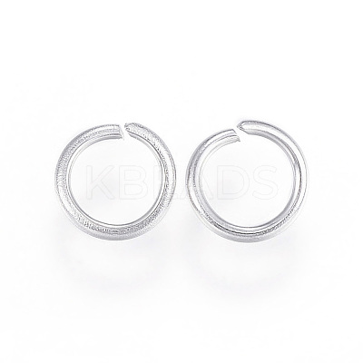 Tarnish Resistant 304 Stainless Steel Open Jump Rings A-STAS-F110-07P-1