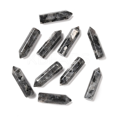 Natural Larvikite Pointed Pendants G-D460-01A-1
