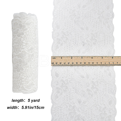 Polyester Lace Trims SRIB-GF0001-23-1