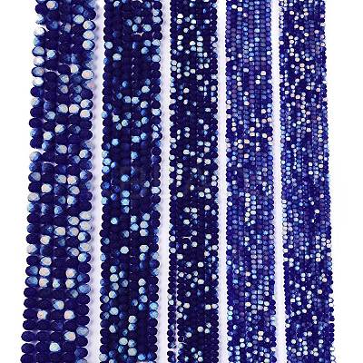 Transparent Glass Beads Strands LS-EGLA-A044-T4mm-MB06-1