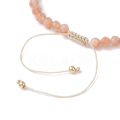 Natural Mixed Gemstone Beaded Braided Bead Bracelets for Women BJEW-JB12211-1