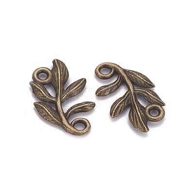 Tibetan Style Alloy Links Connectors PALLOY-A15392-AB-1