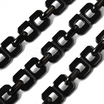 304 Stainless Steel Rectangle Link Chains CHS-Z007-13B-1