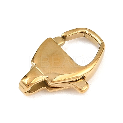 316 Stainless Steel Lobster Claw Clasps LS-STAS-C154-02D-G-1