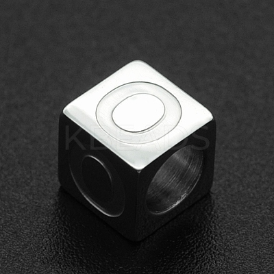 Non-Tarnish 201 Stainless Steel European Beads STAS-N090-LA062-O-1