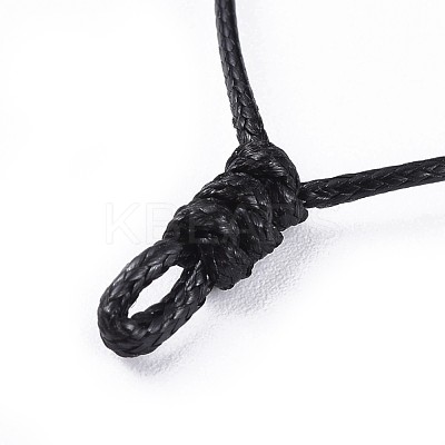 Adjustable Korean Waxed Polyester Cord Necklace Making X-AJEW-JB00493-01-1