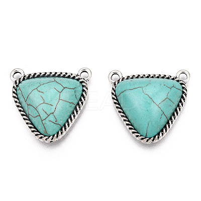 Synthetic Turquoise Pendants FIND-TADZ0001-11AS-1