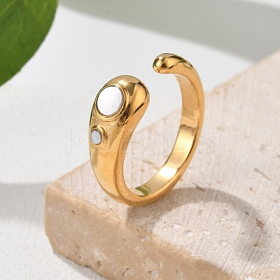 304 Stainless Steel Cuff Rings RJEW-Q011-04G-B-1