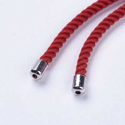 Nylon Twisted Cord Bracelet Making MAK-F018-01P-RS-1