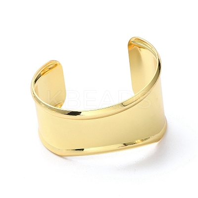 Rack Plating Brass Cuff Bangles LS-BJEW-A137-02G-1