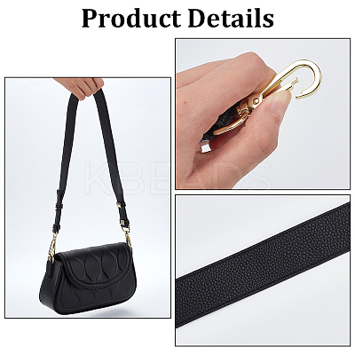 PU Leather Purse Shoulder Straps DIY-WH0401-74-1