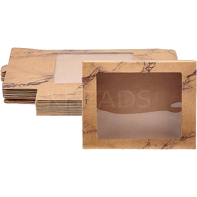 Marble Texture Pattern Paper Gift Boxes CON-BC0006-24A-1