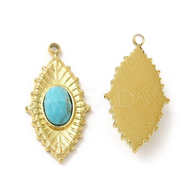 Natural Turquoise Pendants STAS-J401-VC671-1