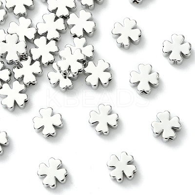 SHEGRACE Brass Clover Beads XGRPCU751-302P-1