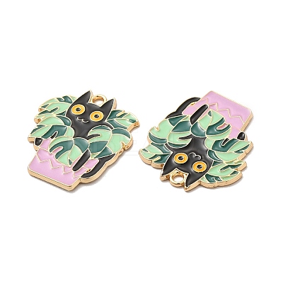 Alloy Enamel Pandants ENAM-K067-58KCG-1