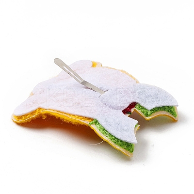 Christmas Bell Cloth Snap Hair Clips LS-PHAR-G003-10-1