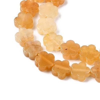 Natural Yellow Aventurine Beads Strands G-B138-C20-01-1