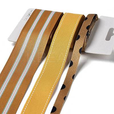 9 Yards 3 Styles Polyester Ribbon SRIB-C002-05A-1