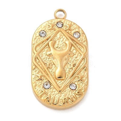 304 Stainless Steel Pendants LS-STAS-F349-03G-07-1