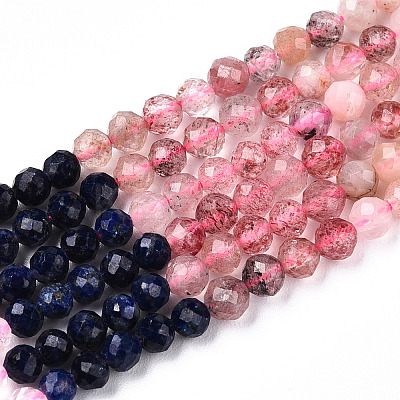 Natural Mixed Gemstone Beads Strands G-D080-A01-02-30-1