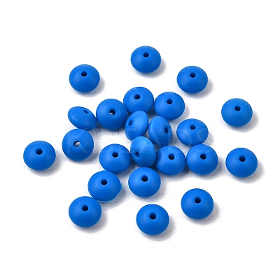 Rondelle Silicone Focal Beads SI-JX0041A-26-1