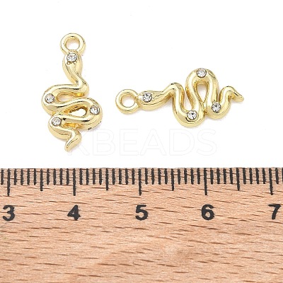 Alloy Rhinestone Pendants FIND-D044-21G-01-1