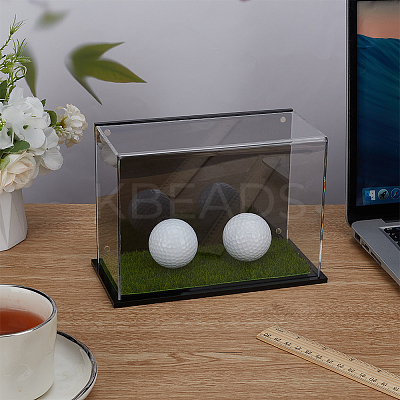 Acrylic & Magnet & Plastic Display Box ODIS-WH0061-81-1