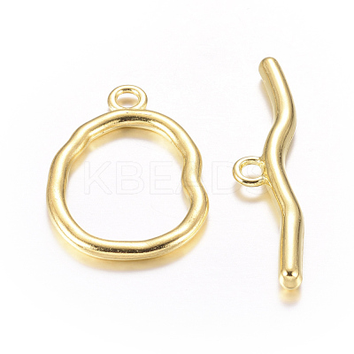 Alloy Toggle Clasps X-PALLOY-G013-G-1