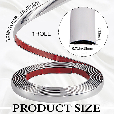 Self Adhesive PVC Car Interior Moulding Trim AJEW-WH20020-082C-03-1