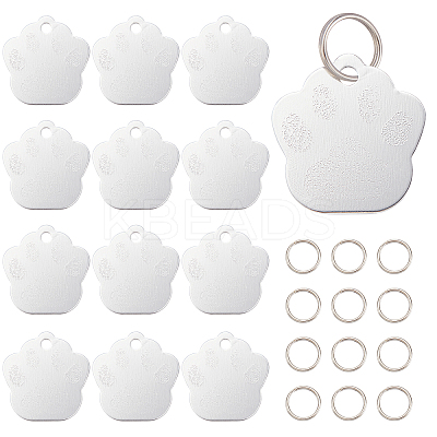 60Pcs 2 Style Aluminum Alloy Pendants ALUM-BC0001-63A-1