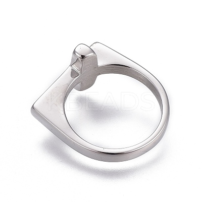 Tarnish Resistant 304 Stainless Steel Finger Rings RJEW-O032-12P-19mm-1