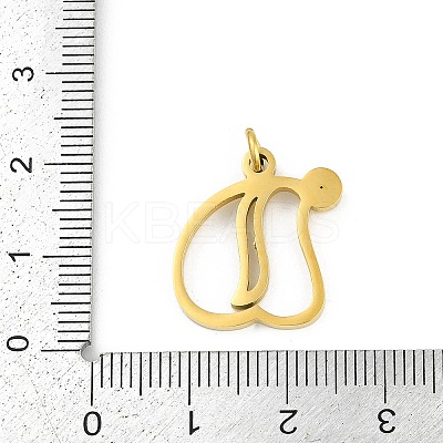 304 Stainless Steel Pendants LS-STAS-R137-01G-D-1
