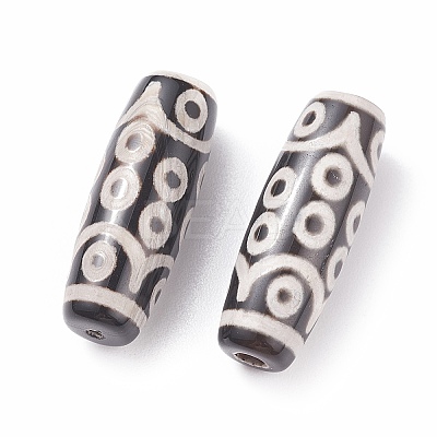 Tibetan Style 18-Eye dZi Beads TDZI-D008-17-1
