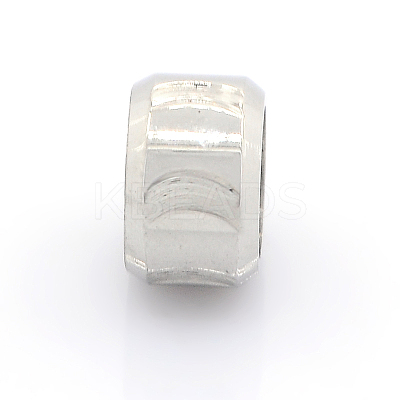 Tarnish Resistant 304 Stainless Steel Mixed Style Column Large Hole Beads STAS-J012-M-1