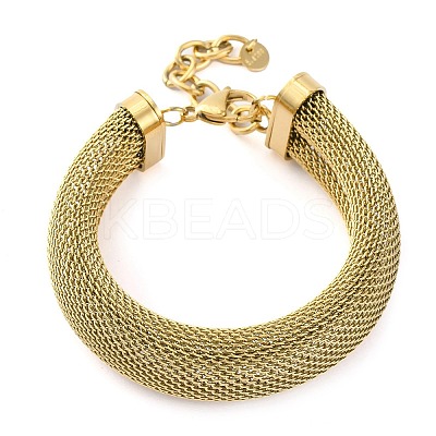 304 Stainless Steel Bracelet for Women BJEW-U009-04G-01-1