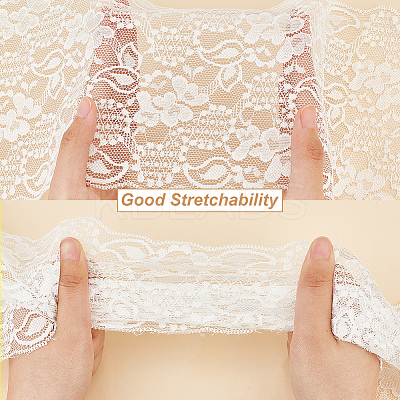Polyester Lace Trims SRIB-GF0001-23-1