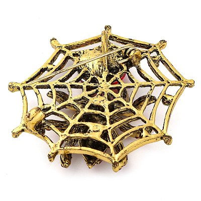 Animal Zinc Alloy Rhinestone Brooches LS-JEWB-R052-01AG-03-1