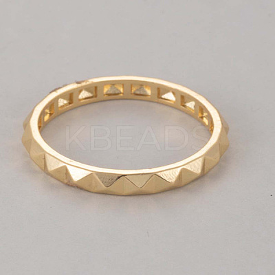 Brass Plain Band Rings for Women DQ4606-1-1