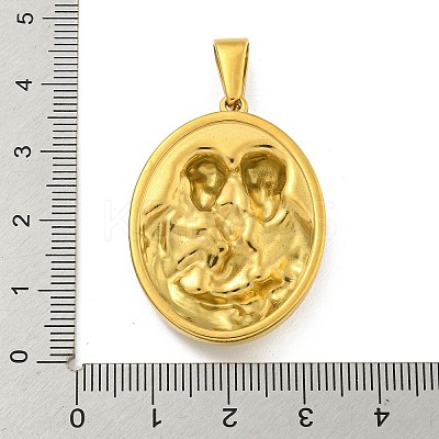 Ion Plating(IP) 304 Stainless Steel Pendants STAS-R231-18G-03-1