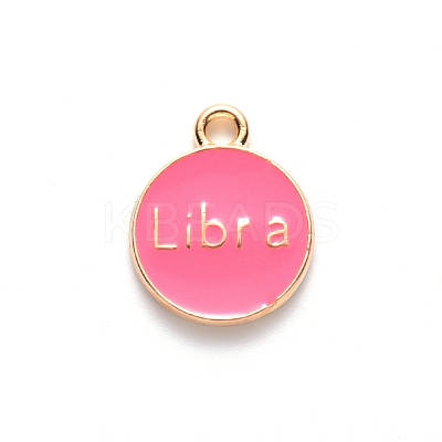 Alloy Enamel Pendants ENAM-S124-01A-03K-1