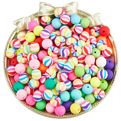 2 Bags 1 Styles Handmade Polymer Clay Beads CLAY-SC0002-85B-1