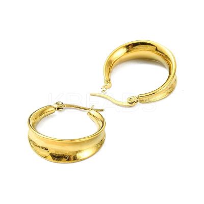 304 Stainless Steel Hoop Earrings LS-EJEW-K271-02E-G-1