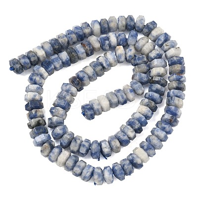 Natural Blue Spot Jasper Beads Strands G-L654-I06-01-1