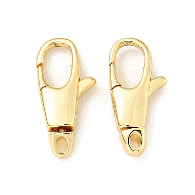 Brass Swivel Lobster Claw Clasps KK-G416-48G-1