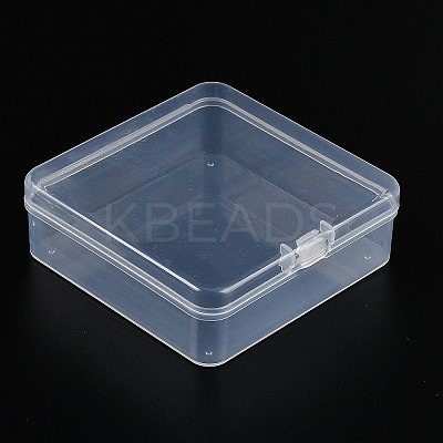Plastic Bead Containers with Hinged Lid LS-CON-Z007-04B-1