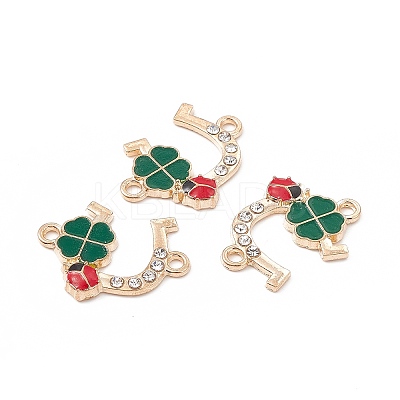 Alloy Crystal Rhinestone Connector Charms FIND-C019-54KCG-1