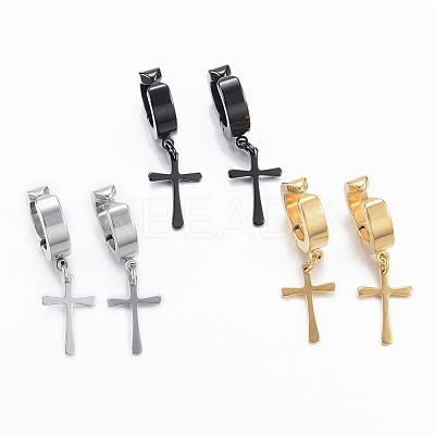 304 Stainless Steel Clip-on Earrings EJEW-H351-17-1