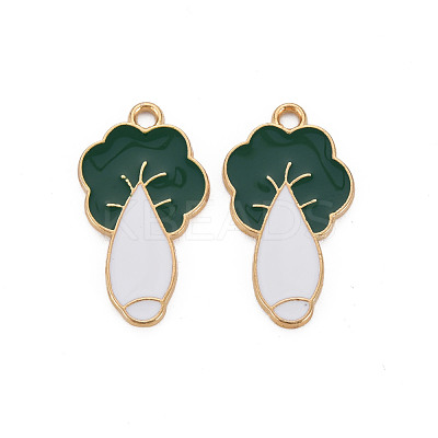 Alloy Enamel Pendants ENAM-T016-16-RS-1