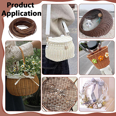 Plastic Wicker Strips DIY-WH0750-098B-1