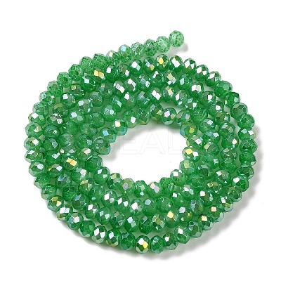 Baking Electroplate Glass Beads Strands DGLA-A039-J2MM-B03-1